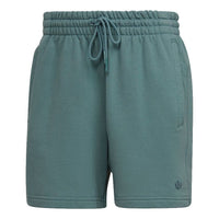 adidas originals C Short Ft Solid Color Lacing Sports Shorts Green HF6363