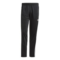 Men's adidas originals Logo Pattern Loose Straight Sports Pants/Trousers/Joggers Black GN3517