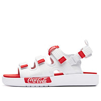 ANTA x Coca Cola Beach Sandals 'White Red' 91926971-7