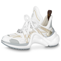 (WMNS) LOUIS VUITTON Archlight 1.0 Sneakers 'White with Gold Silver' 1AAVXU
