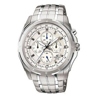 CASIO Quartz EDIFICE Stainless Steel Strap White Dial Mens White Analog EF-328D-7A
