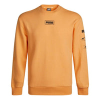 PUMA Rebel Crew Long Sleeve Sweater 'Orange Black' 531293-36