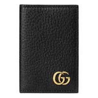 Gucci GG Marmont Card Case 'Black Gold' 547075-DJ20T-1000