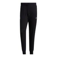 adidas Wj Pnt Ft Series Solid Color Slim Fit Bundle Feet Sports Pants Black GP0860
