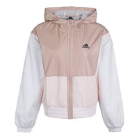 (WMNS) adidas neo MUST HAVES BLOCK Colorblock Logo Windproof Jacket Pink GF0127