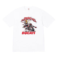 Supreme x DUCATI Bike T-Shirt 'White Red Black' SUP-SS24-279