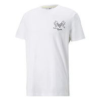 PUMA x Britto T-Shirt 'White Black' 532234-02
