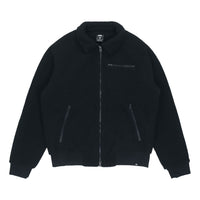 Nike SB Sherpa Casual Zipper Design lapel Skateboard Jacket Black DM0873-010