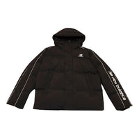 New Balance Casual Hooded Puffer Jacket 'Black' NPA4E111-BK
