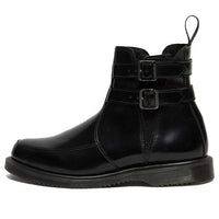 (WMNS) Dr. Martens Flora Polished Smooth Chelsea Boots Black 25965001