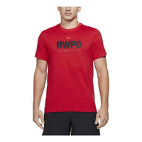 Nike Dri-Fit 'HWPO' Training T-Shirt 'Red' DA1594-657