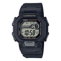 Casio Standard Stylish Retro Cube Digital Watch 'Black' W-737HX-1AV
