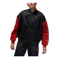 (WMNS) Air Jordan Flight Renegade Jacket 'Black Red' DV1414-010