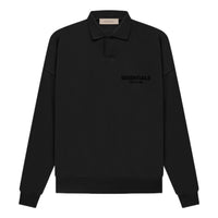 Fear of God Essentials SS22 Long Sleeve Polo Shirt 'Stretch Limo' FOG-SS22-415