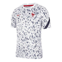 Nike France National Team 20/21 Pre Match Jersey 'Navy White' CD2578-100