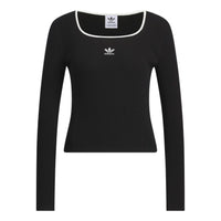 (WMNS) adidas Adi Long Sleeve Fully Fashion Sweater 'Black' JM8052