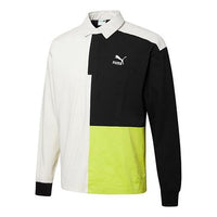 PUMA Retro Color Block Polo Shirt 'Black' 534680-93