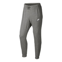 Men's Nike Solid Color Brand Logo Alphabet Printing Lacing Knit Casual Pants/Trousers Gray 804462-063