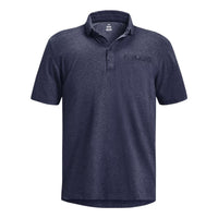 Under Armour Luxe Heather Polo Shirt 'Dark Blue' 1377363-410