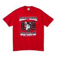 Supreme x Bounty Hunter Wolf T-Shirt 'Red White Black' SUP-FW23-111