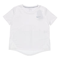 (WMNS) Nike Dri-FIT Sports Training Quick Dry Breathable Round Neck Short Sleeve White T-Shirt AJ8122-100