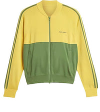 adidas x Wales Bonner New Knit Track Jacket Asia Sizing 'Yellow Green' IW1174
