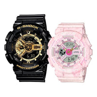 CASIO Baby-G 'Black & Pink' BA-110PI-4APR+GA-110GB-1APR