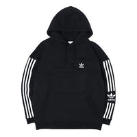 adidas originals Lock Up Fleece Lined Casual Sports Pullover Black ED6124