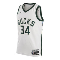 Nike Dri-FIT NBA Milwaukee Bucks Association Edition 22/23 Swingman Basketball Jersey 'Giannis Antetokounmpo' DN2084-100