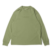 Air Jordan Wordmark Long Sleeve Shirt Asia Sizing 'Sky J Light Olive' FJ0703-340