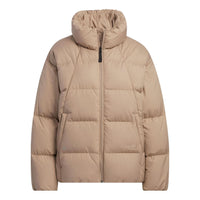 (WMNS) adidas 3-Stripes Puffy Down Jacket 'Brown' HN2111