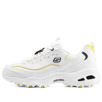 (WMNS) Skechers D'Lites 1.0 'White Yellow' 896140-WYL