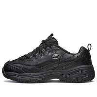 (WMNS) Skechers D'lites Sr Running Shoes Black 76605-BLK