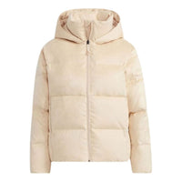 (WMNS) adidas Faux Suede Puffy Down Jacket Asia Sizing 'Beige' H20808
