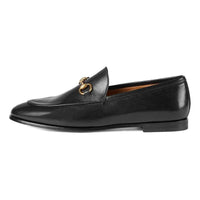 (WMNS) Gucci Jordaan Leather Loafers Black 404069-BLM00-1000