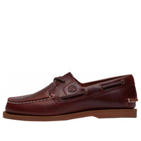 (WMNS) Timberland Mocassini Classic Boat 2 Eye Codice 'Burgundy' TB0A2Q9XEIW