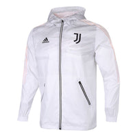 adidas Juventus Soccer/Football Sports Hooded Jacket White GQ2537