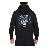 Nike SB Skateboard Casual Sports Fleece Loose Long Sleeves Black CW7150-010