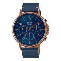 CASIO Male DRESS Japan / South Korea Fashion Sports Blue Analog MTP-E321RL-2AVDF