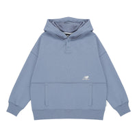 (WMNS) New Balance Classic Lifestyle Plain Hoodie 'Blue' AWT23322-AGY