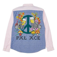 PALACE Back Pattern Long Sleeves Shirt Unisex Pink P20SHT027
