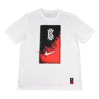 Nike 2019Kyrie Kyrie Irving Basketball Short Sleeve White AJ9695-100