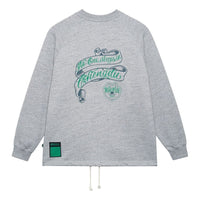 Li-Ning Lifestyle Vintage Graphic Printed Pullover 'Grey' AWDSJ07-3