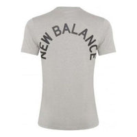New Balance Men's New Balance Back Alphabet Casual Short Sleeve Gray MT91924-AGM