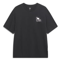 Li-Ning x Disney Oswald Graphic T-shirt 'Black White' AHST317-4