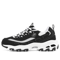 (WMNS) Skechers Dlites 1.0 'Black White' 896121-BKW