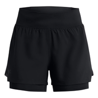 (WMNS) Under Armour Run Stamina 2in1 Short 'Black' 1376759-001