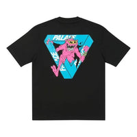 PALACE x M-Zone Crossover Small Tri-Ferg Pattern Cartoon Short Sleeve Unisex Black P20TS085