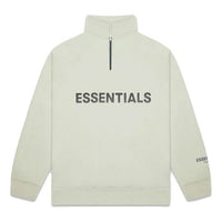 Fear of God Essentials FW20 Half Zip Sweatshirt 'Sage' 0192250500213012