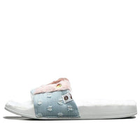 Li-Ning x LINE FRIENDS Slides 'White Blue' AGAQ031-1